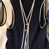 Vest for Women Cotton Autumn Winter Sleeveless Tops Sweater Vest Oversize Down Casual V-neck Vest