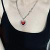 Sacred Heart Necklace, Small Wire Necklace, Women's Hip-hop, Gothic, Punk Style, Barbed Wire, Small Thorn Chain Necklace, Gift