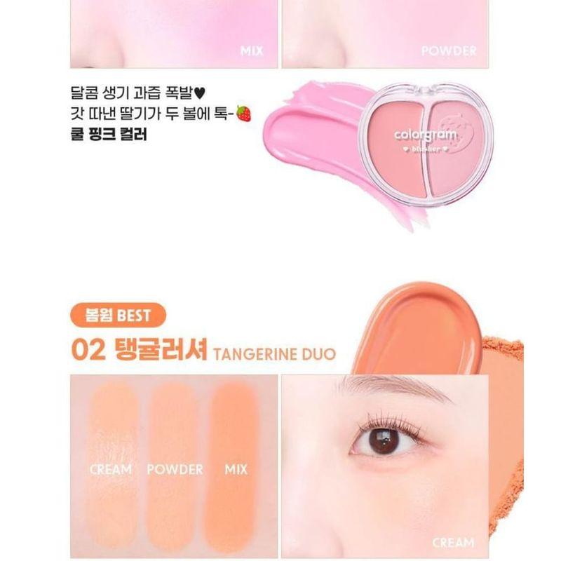 colorgram - Tintin Dory Duo Blusher - 5 Types