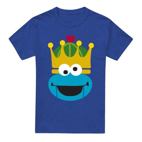Sesame Street Unisex Adult Cookie Monster Nutcracker Christmas T-Shirt