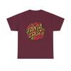 Camiseta de Algodão Santa Cruz Skateboarding Camiseta Unissex
