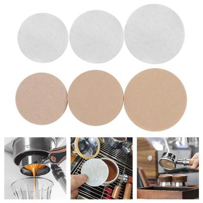 100 ks Náhradní profesionální filtrační papír do kávovaru 51 58 mm Pro kávovar na espresso Kávové čajové nástroje