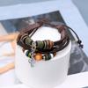 Chinese Leather Star Beaded Bohemian Bracelet - Exotic Retro Jewelry