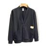 Men's Trendy V-Neck Knit Cardigan Jacket - Korean Style, Solid Color, Slim Fit, Casual Fashion for Spring/Autumn
