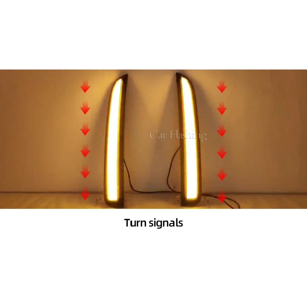Car LED Brake light For Toyota Sequoia 2007-2021 Upgrade Dynamic turn signal Rear Pillar Tail Light Assembly
