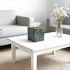 Xiaobudian Quadratische Taschentuchbox, Distressed Eisenkunst Aufbewahrungs-Leichtluxus-Halter für Wohnzimmer Arbeitszimmer Teeraum, Rostfeste Boxabdeckung