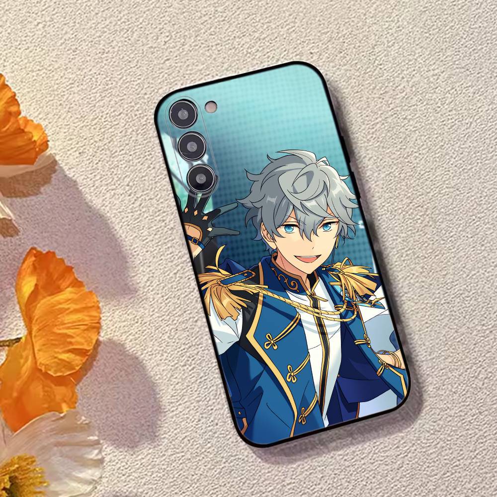Game Ensemble Stars I-Izumi sena Phone Case Black Silicone Soft For Samsung Galaxy A73,A72,A71,A70,A53,A52,A51