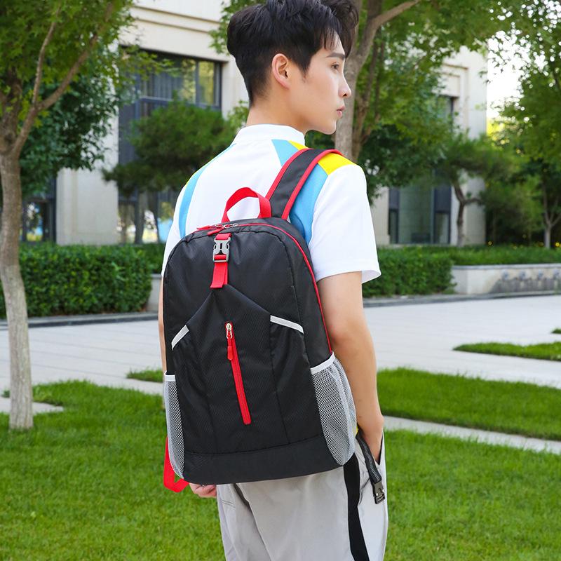 Large-Capacity Minimalist Unisex Foldable Outdoor Backpack for Students