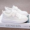 Kids Summer Breathable Mesh White Sneakers Unisex Soft Sole Casual Board Shoes For Big Children Versatile Sports Trainers