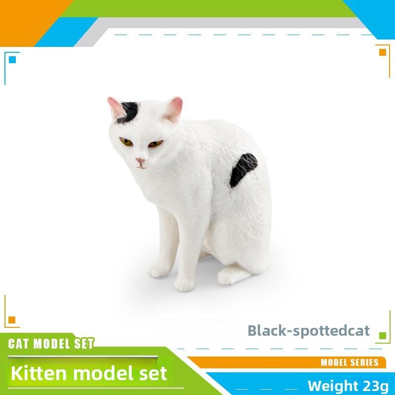 American Shorthair Pvc Cat Model Animal Toy Educational Display For Children