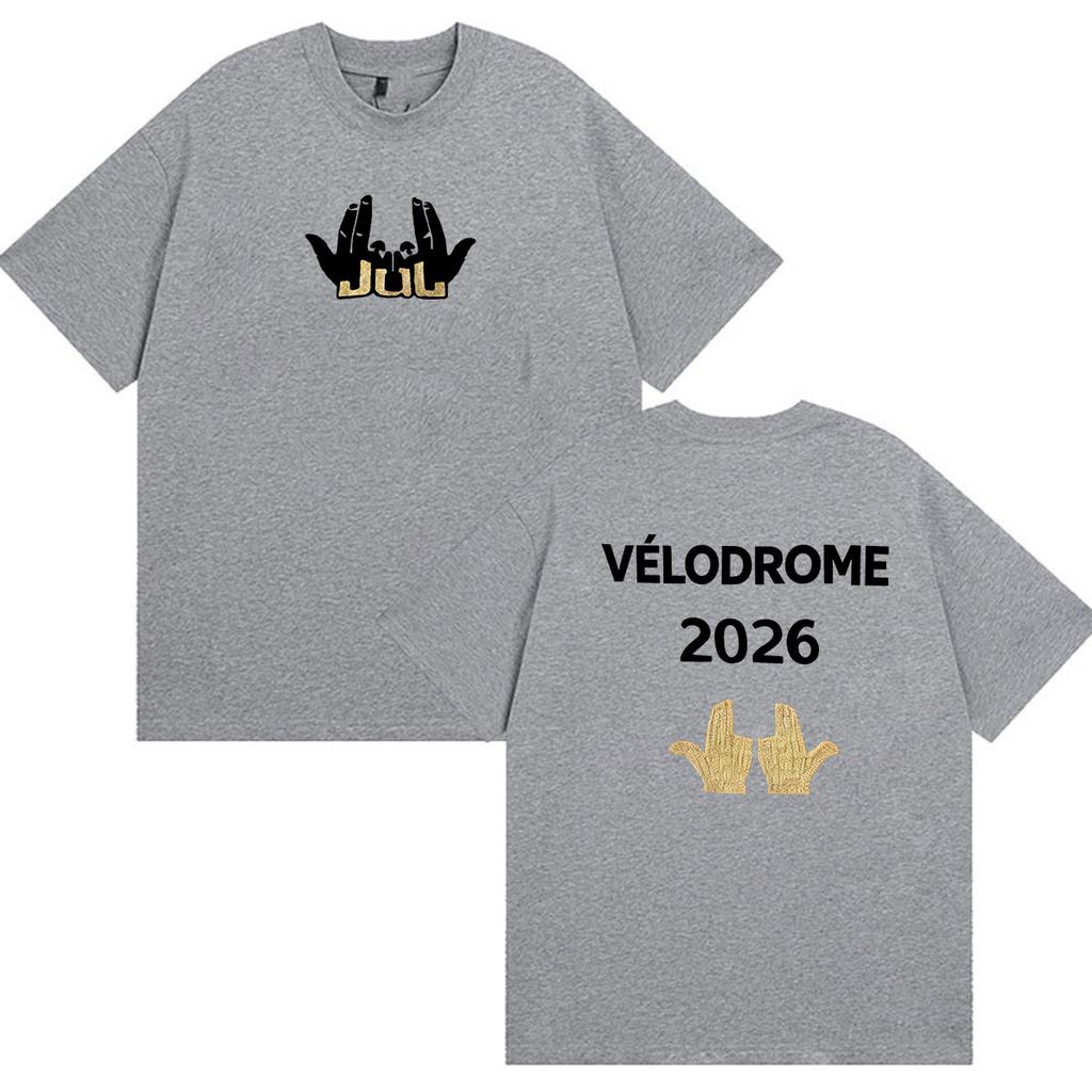 Jul Velodrome 2026 Print Shirts Unisex Unisex Summer High Quality Oversized Cotton Y2K Tshirt Harajuku Clothing Fashion ONeck Tops