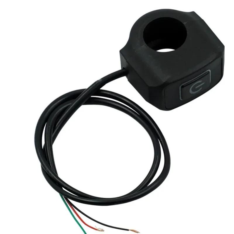 Motorcycle Switch ON/OFF Handlebar Flashing Headlight Horn Control Button 12V Button Connector Handlebar Switch