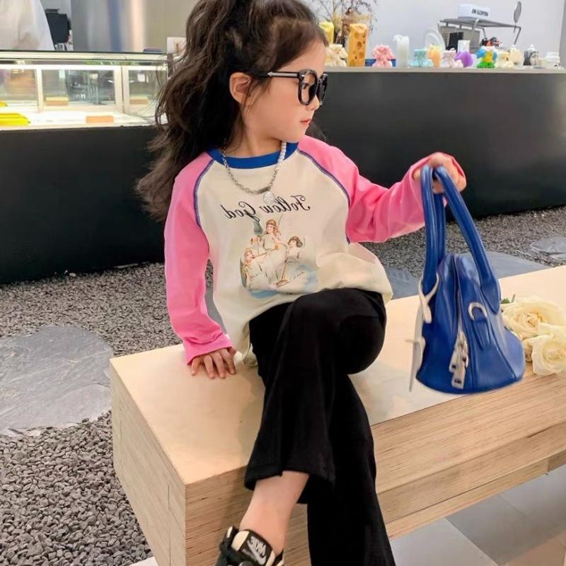 2-8T Batole Kid Dětské Dívčí kalhoty Podzimní Kojenecké Dívčí Kalhoty Elegantní Split Fashion Flares Kalhoty Nové Dětské Spodničky Kalhoty