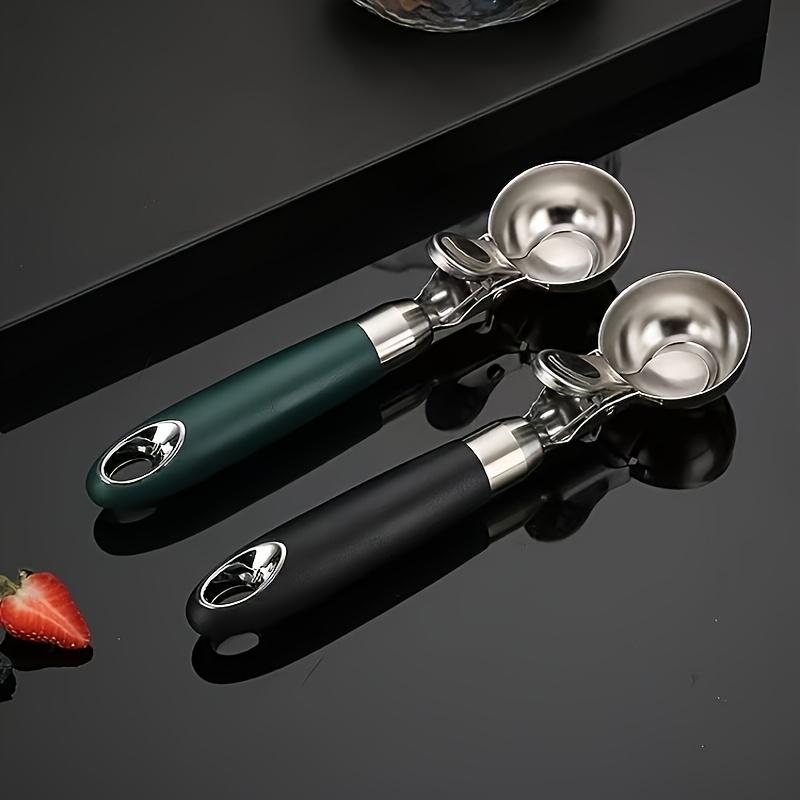 Premium Stainless Steel Ice Cream Scoop Durable, Easy Release Melon Fruit Baller