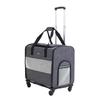 Large Capacity Pet Travel Cage: Breathable Trolley Bag for Cats & Dogs