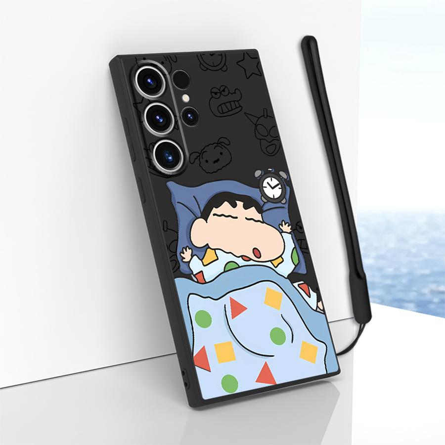 Crayon Shin-chan Phone Cover Case for Samsung Galaxy S25 S23 Note 20 10 Ultra S22 S20 FE S21 Plus S25Edge S24 Ultra