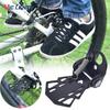 Durable Rear Seat Footrest Mounted On Back Wheel Bike Pedals Folding Footboard Cycling Accessories Non-slip Design
