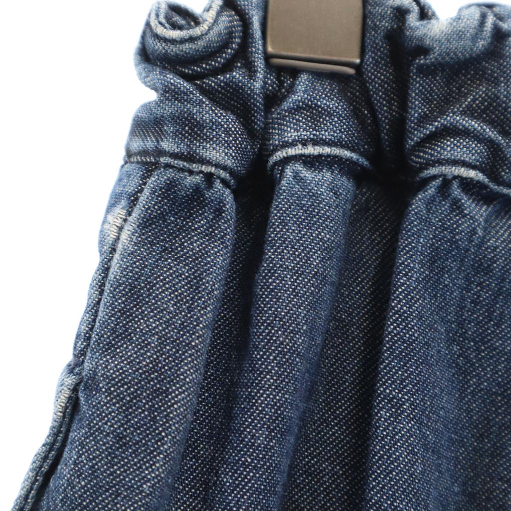 MIUMIU made in Italy Denim-like Easy Ankle pants 38 Navy Women Used