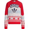 Adidas Bluza z okrągłym dekoltem i logo Originals dla dzieci Czerwona JM5860