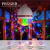 USB Charging Ambient Light, 360° Rotating Magic Ball Light, Music Rhythm Light Christmas Decorative Lighting Halloween Festival