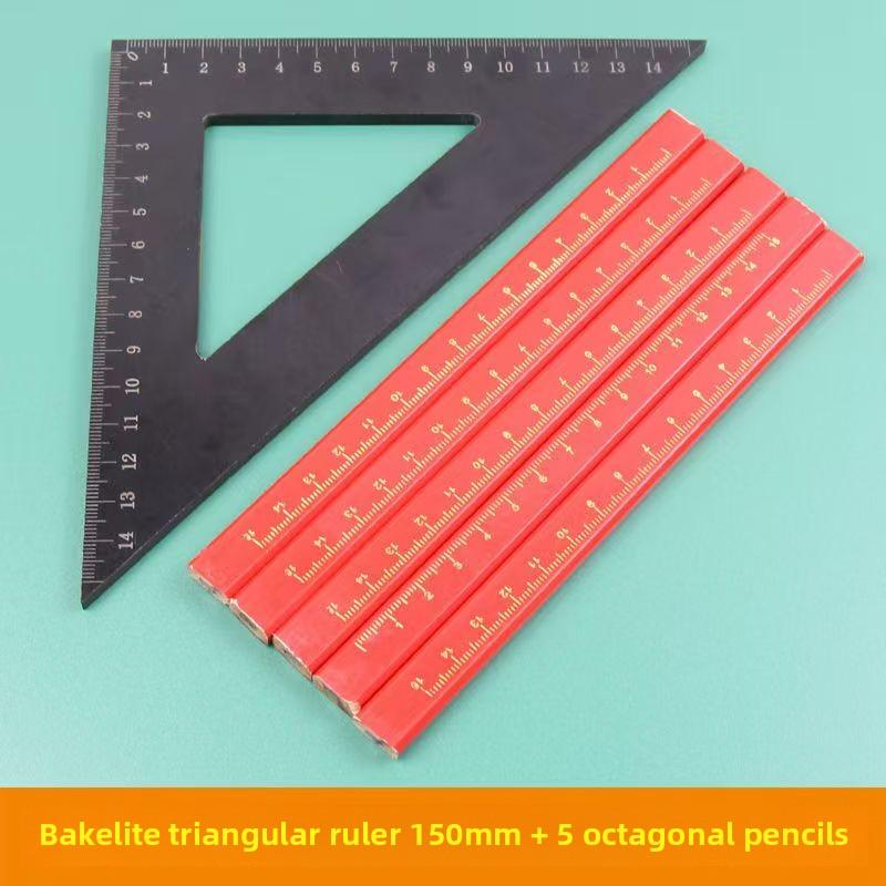 

Woodworking scribing tool Corner ruler degrees Right angle Triangle