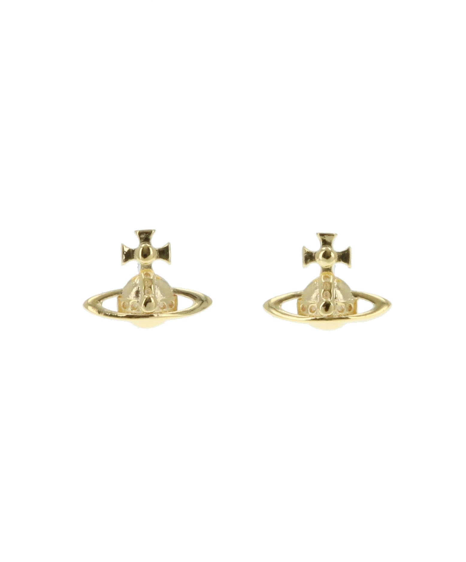 

Vivienne Westwood Lorelei Stud Brass Women s Earrings, 62010359/02R001, [Used] золотий