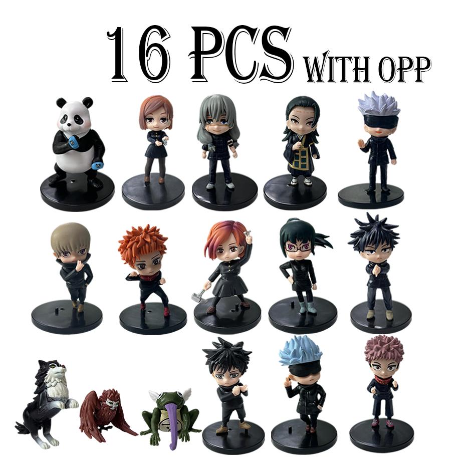 Jujutsu Kaisen Wersja Q Figurka 9 cm Satoru Gojo Itadori Yuji Geto Suguru Nobara Megumi Kolekcja Prezenty urodzinowe i świąteczne
