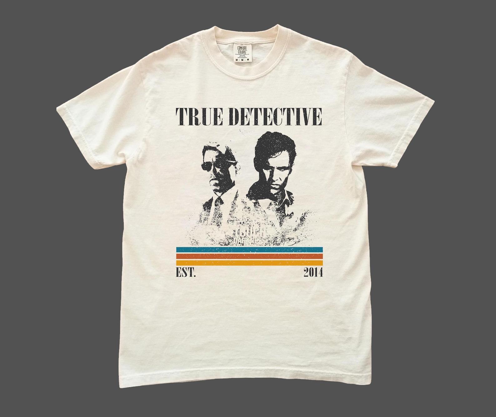 True Detective TV Series Shirt - Retro Comfort Colors Tee S