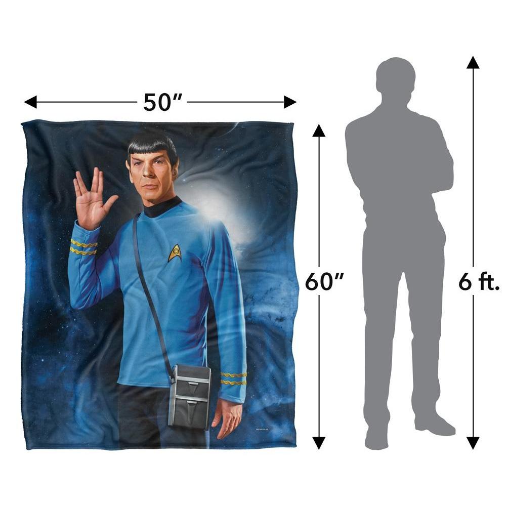 Star Trek Silky Spock Supersoft Blanket