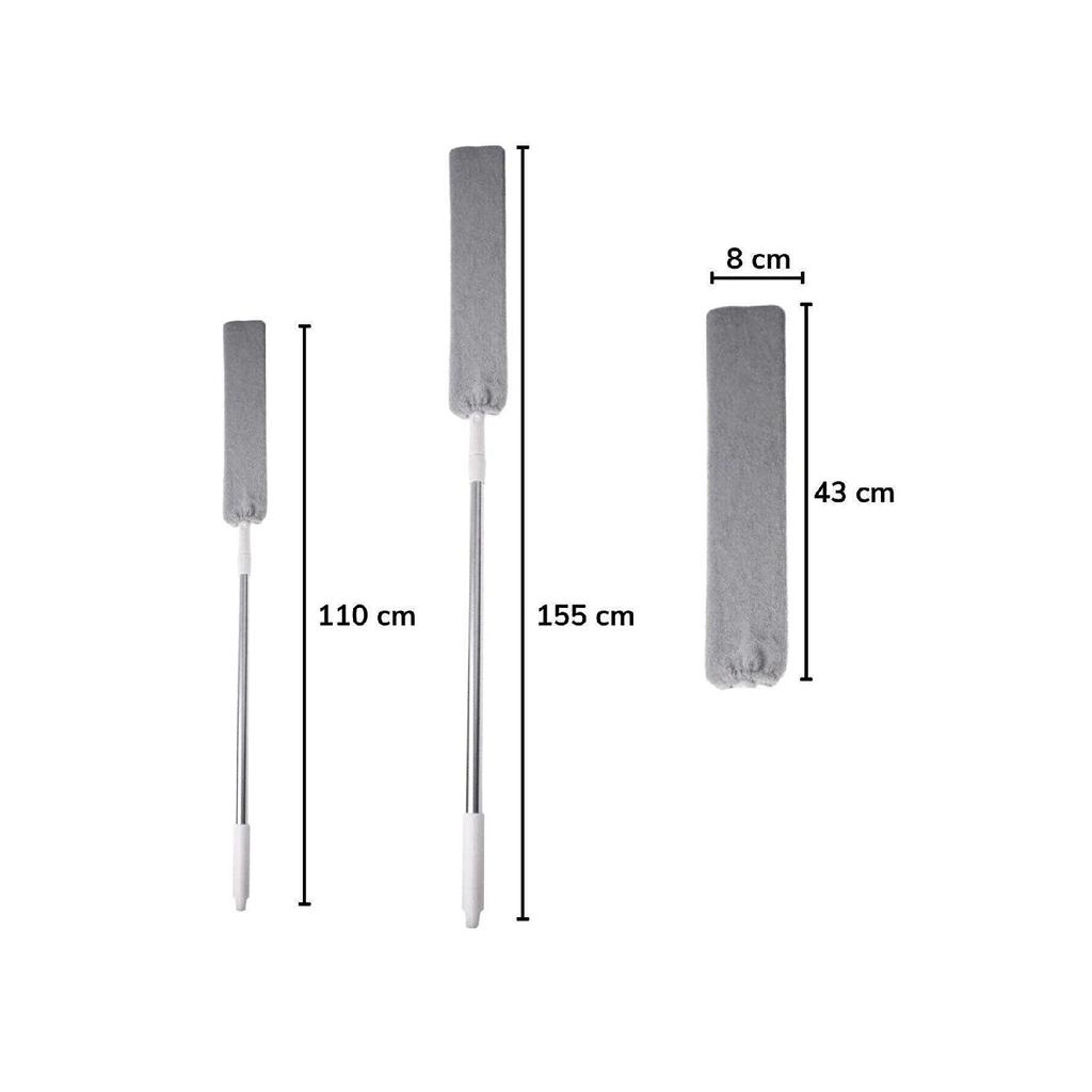 Mikrofaser Kopf vertiefte Oberfläche untere Ecke Regal Reinigung Mopp Staubbürste Tuch