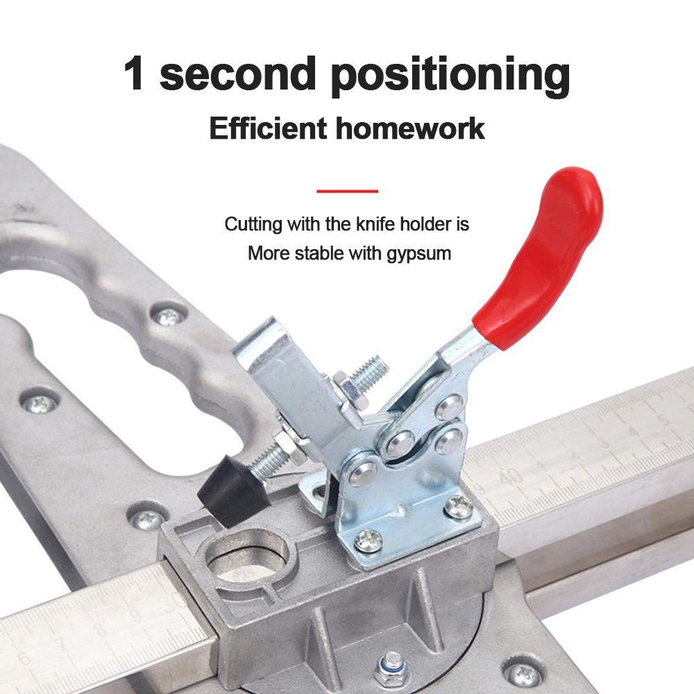 Aluminum Alloy Laser Positioning Push Knife Foldable Gypsum Board Cutter Woodworking Tools Gypsum Board Cutting Push Knife