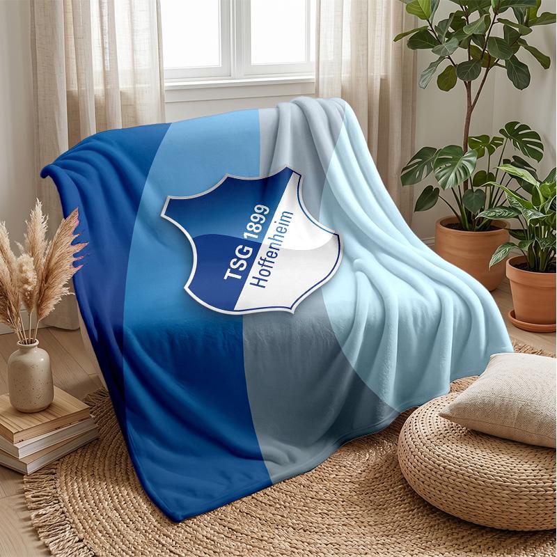 TSG Hoffenheim FC Soft Flannel Fleece Blanket Lightweight Cozy Warm Throw Blanket For Sofa Bed Home Decor