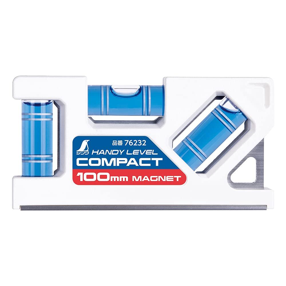 

Shinwa Sokutei Handy Level Compact 100mm with Magnet 76232 White