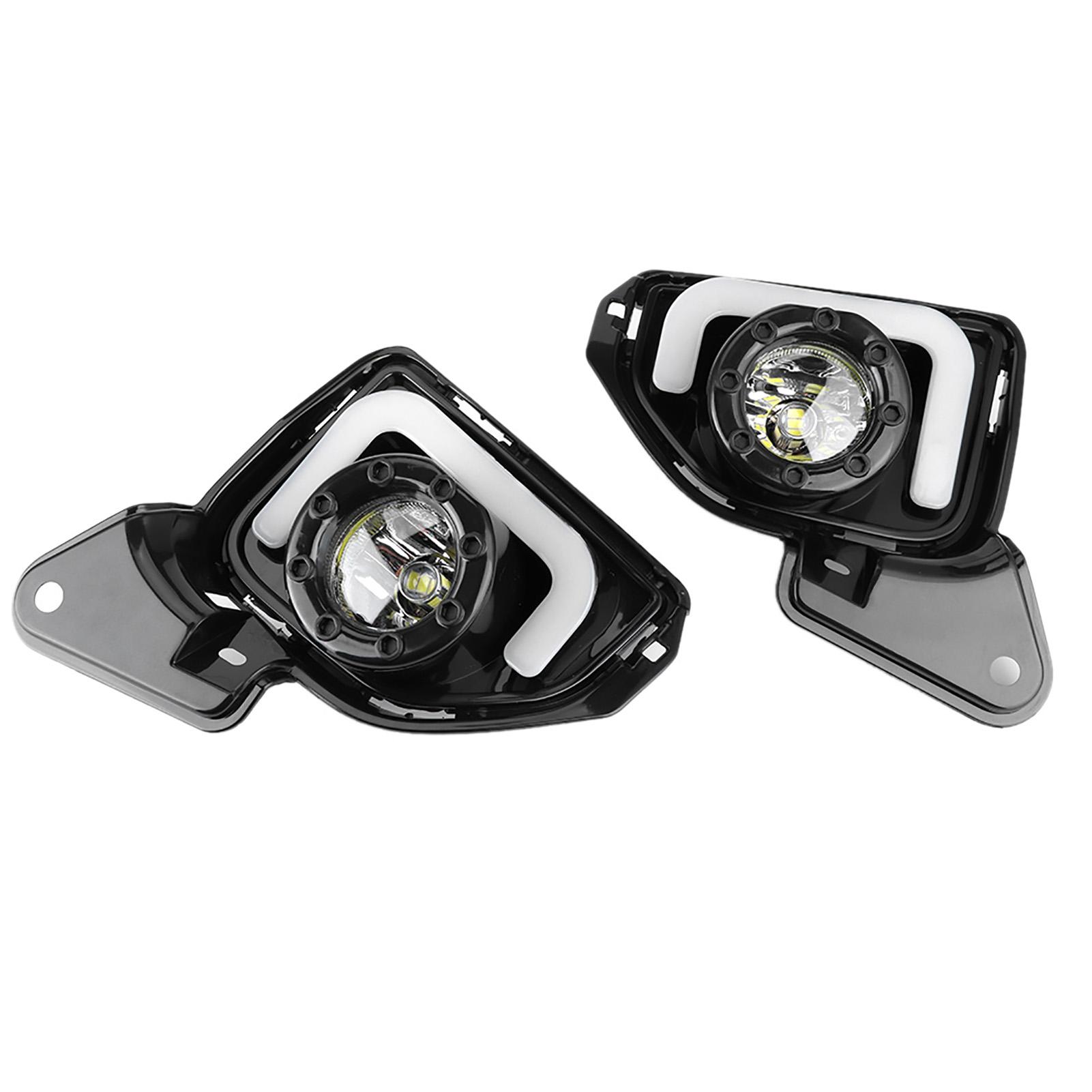 

12 В светодиодные дневные ходовые огни DRL противотуманные фары 6000К  6500K подойдет для Hiace 20142018