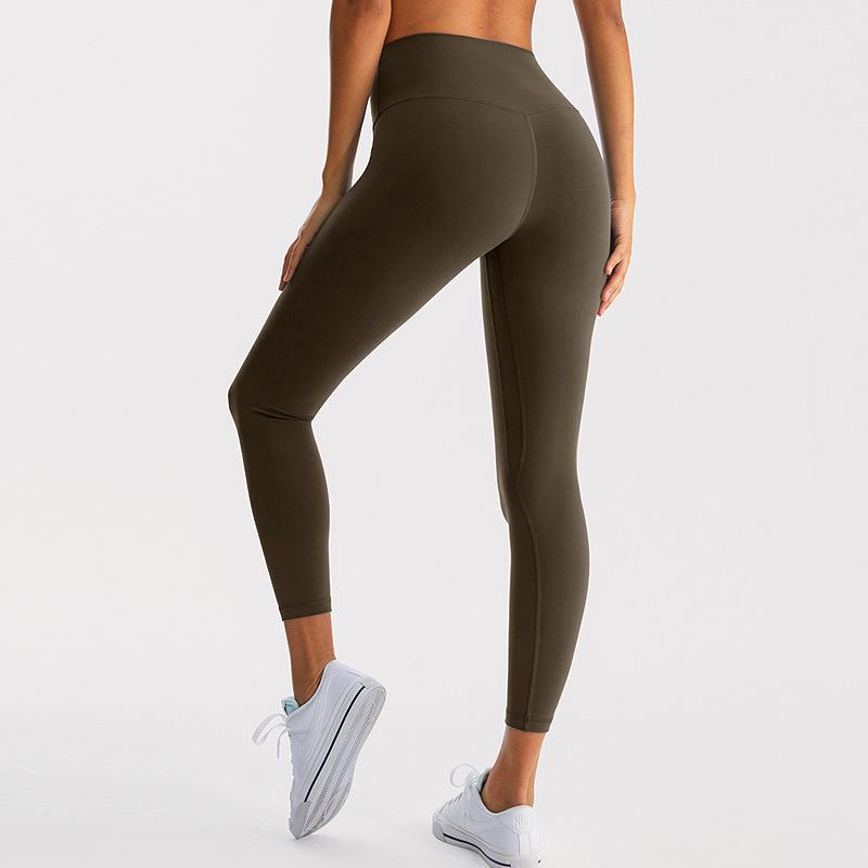 Neue High-Waist Yoga-Hose mit Nude-Gefühl: Damen-Leggings mit Hüftlift, Bauchkontrolle und Feuchtigkeitsableitung