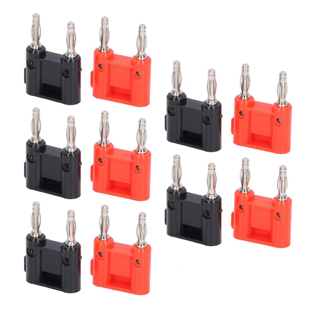 5 Satz Doppelte Bananenstecker Messing PE Lötfreie Laternen-Bananenbuchse für Elektronische Geräte Wohnmobil