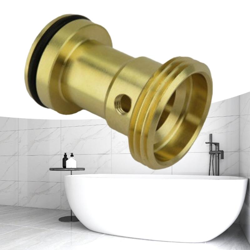 Multipurpose RP33794 Slip On Diverters Tub Spout Adapters Crafted from Zinc Alloy Materials for Leakproof Daily Use