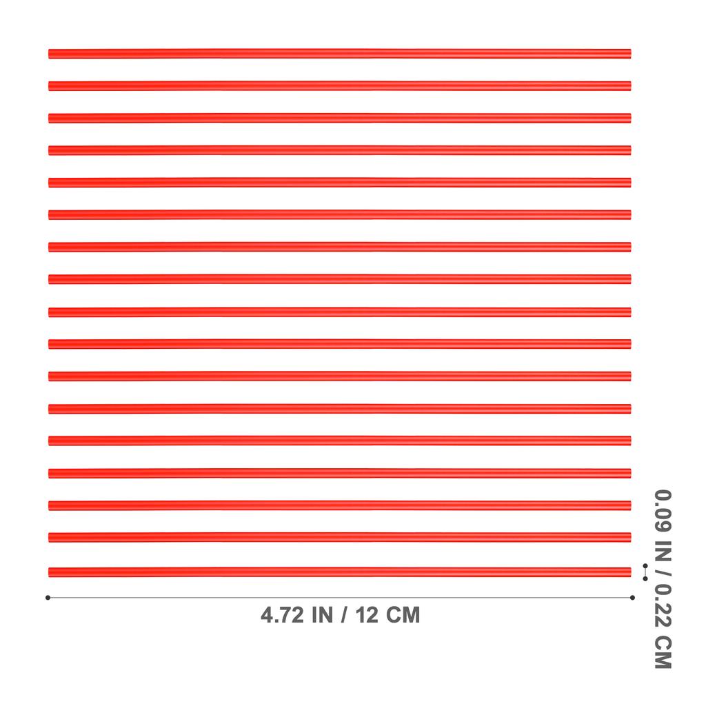 100 Pcs Long Red Spray Can Tubes Replacement Straws Plastic Extension Tool Parts Workshop Accessories Rust Remover Storage