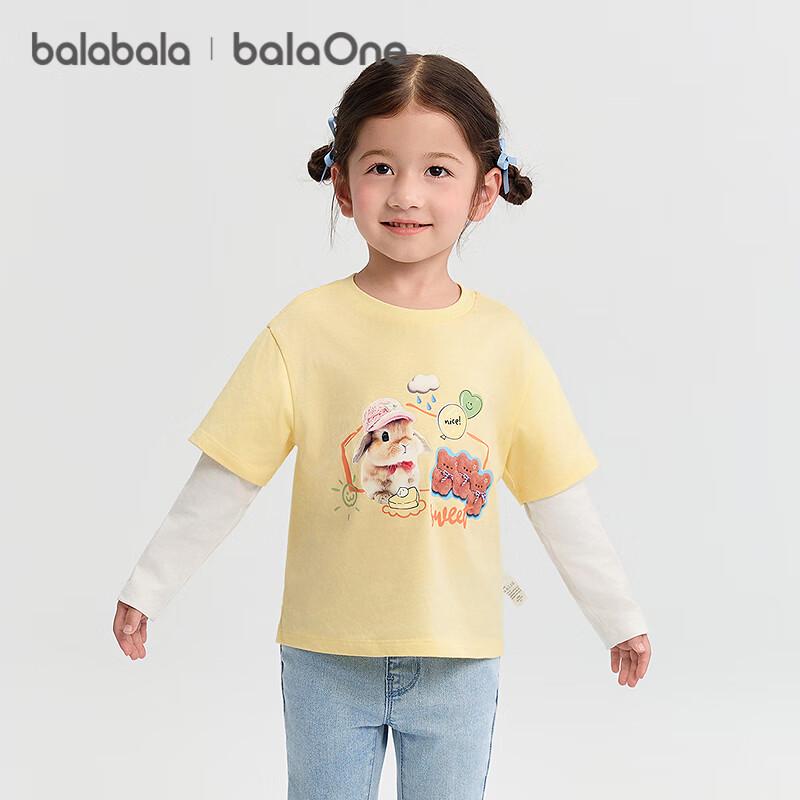 

Balabala 2025 Fall Kids Long-Sleeve T-Shirt Collection 90