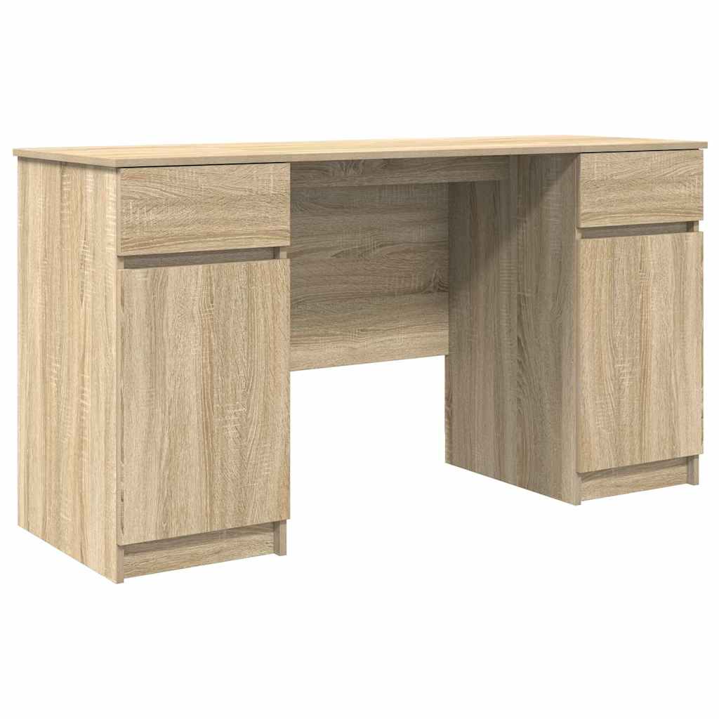 Desk in Sonoma Oak 140 x 49 x 76 cm Particleboard