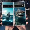 For Google Pixel 10 Pro Clear Phone Case Pixel 9 Pro XL Pixel 8 Pro 9A 8A 7A 7 6A 6 Pro Soft TPU Cover Shark