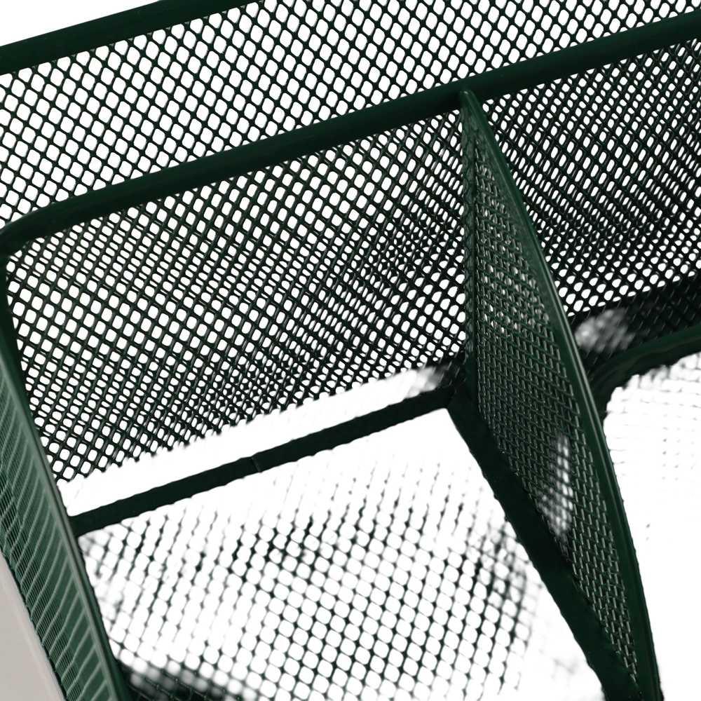 Metal Mesh Desk Organizer Multi-functional Desktop Office Organizer  School Office