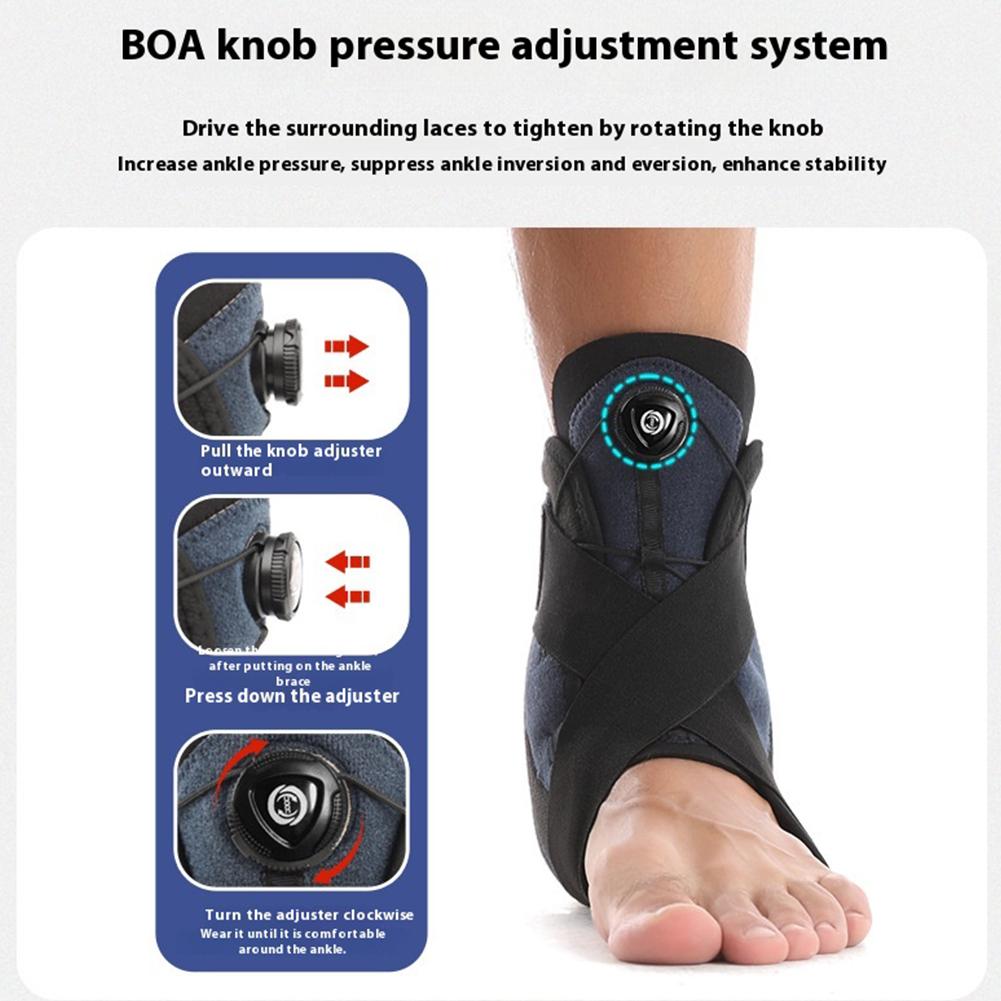 1/2Pcs Ankle Brace Support Sports Adjustable Lace Up Sports Ankle Stabilizer Straps for Sprained Foot Compression Socks Sleeve