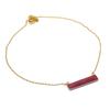 Red Jade Gemstone Handmade 925 Sterling Silver Jewelry Necklace 20" GK-7164