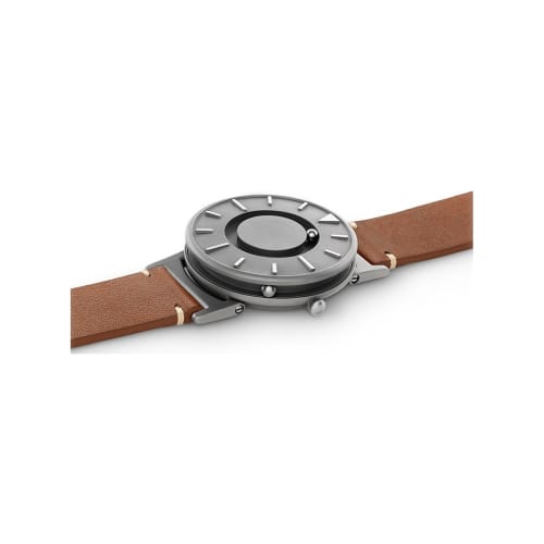 Eone Bradley Classic Titanium Watch with Italian Leather, Brown