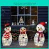 Snowman 2d Inserted Led Lights For Christmas Decor For Courtyard Parties Terrace