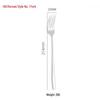 Long-Handled Korean-Style 304 Stainless Steel Spoon & Fork Set: Dessert, Tea, Coffee, Stirring, and Soup Utensils