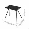 Adjustable Height Camp Table Lightweight Portable Camping for Travel