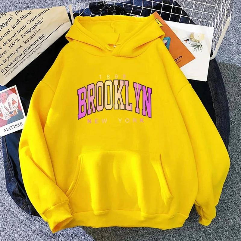 Woman Hooded Long Sleeve Sweatshirt City Vibe Fashion Coat All Season Daily Casual Sport Hoodie Girls Home Outdoor Warm