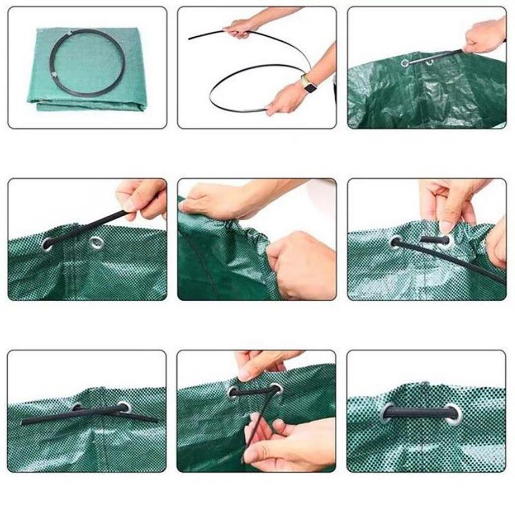 PP Fa+llen Leaf Bag Zahradní úložný vak Garden Plant Leaf Sběrný koš na odpadky